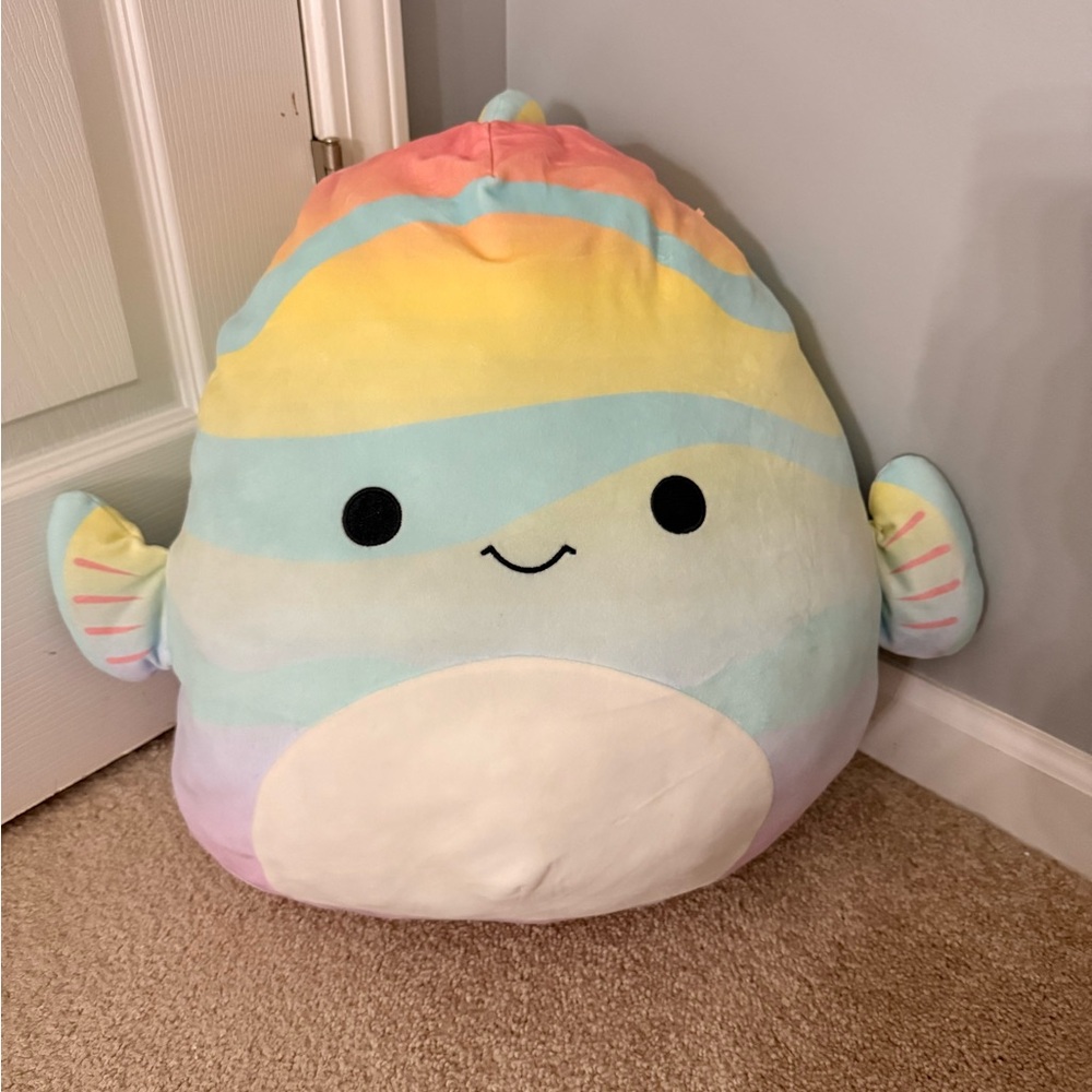 20” Rainbow Fish Squishmallow